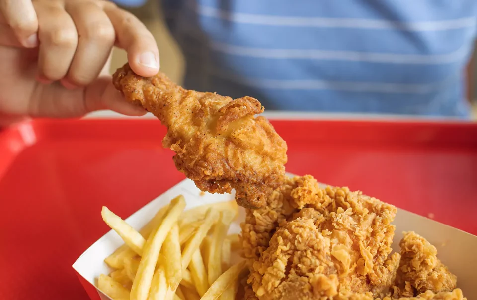 Combos de comida rápida para tarjetas de regalo en KFC